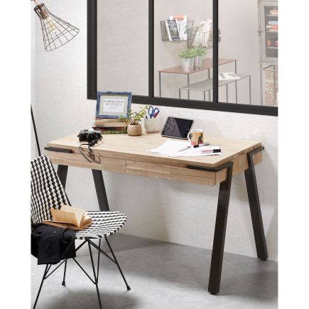 Acacia Wood Desk 125x60cm 'Thinh' | Procomobel