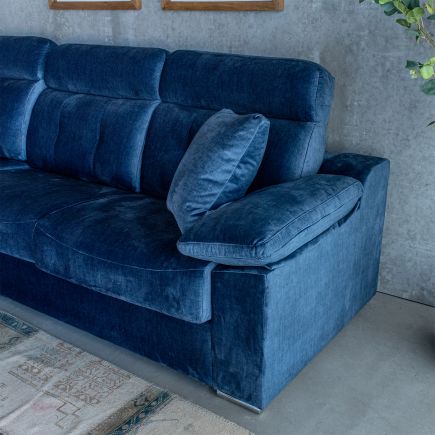 Sofa Bed with Chaiselongue 'Eufrates' | Procomobel