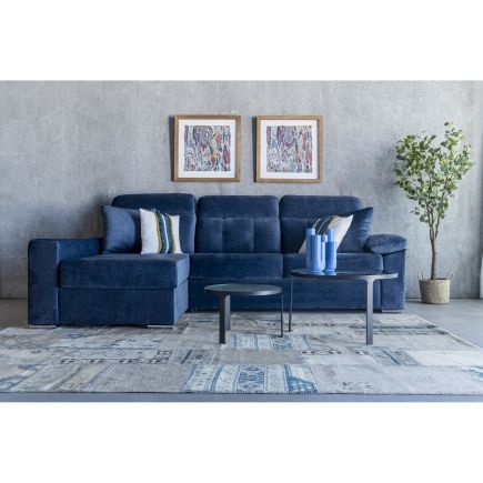 Sofa Bed with Chaiselongue 'Eufrates' | Procomobel