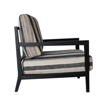 Striped Upholstered Armchair 'Indo' | Procomobel
