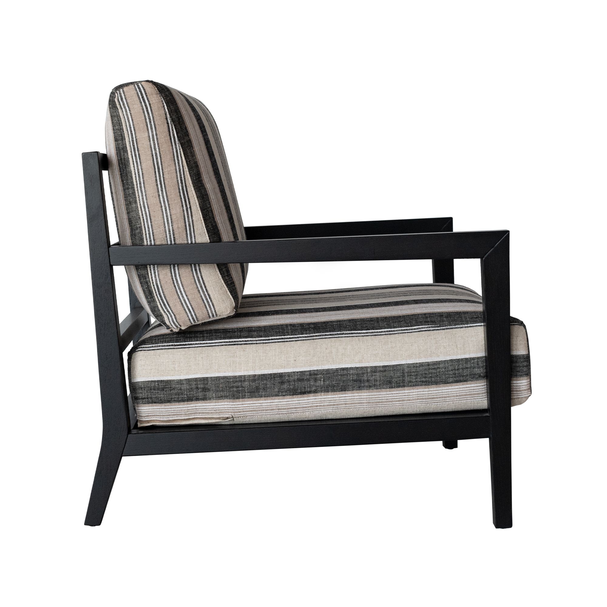 Sillón Tapizado Rayas ‘Indo’