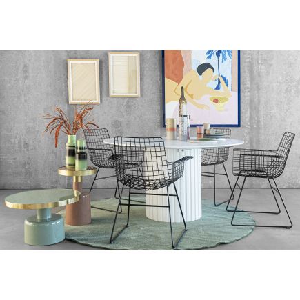 Round White Dining Table 'Ruka' | Procomobel