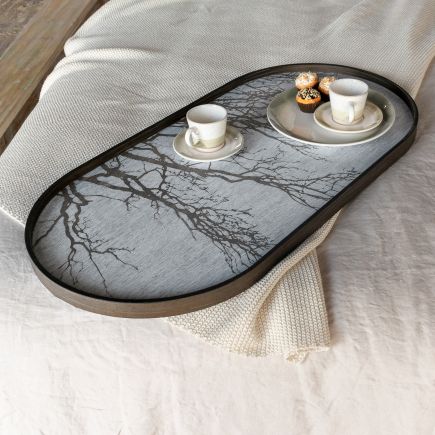 Oval Wooden Tray 'Tree' | Procomobel