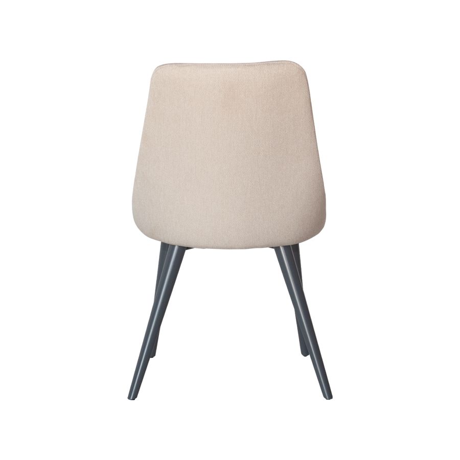 Upholstered Lacquered Wood Chair 'Hoyko'