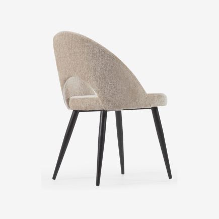 Buy Online Chenille Upholstered Chair 'Mael' at Procomobel