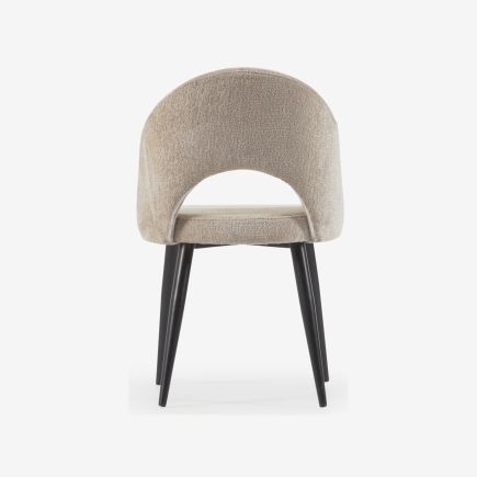 Buy Online Chenille Upholstered Chair 'Mael' at Procomobel