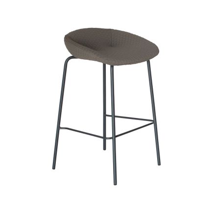 Gray Upholstered Kitchen Stool 'Stan' | Procomobel