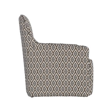 Geometric Upholstered Armchair 'Orange' | Procomobel
