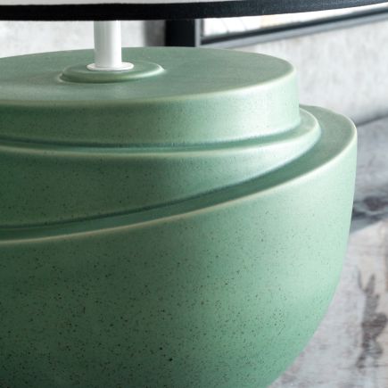 Lámpara de Mesa Cerámica Verde Juliette