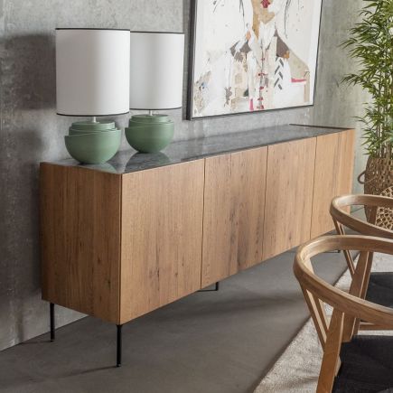Lámpara de Mesa Cerámica Verde Juliette