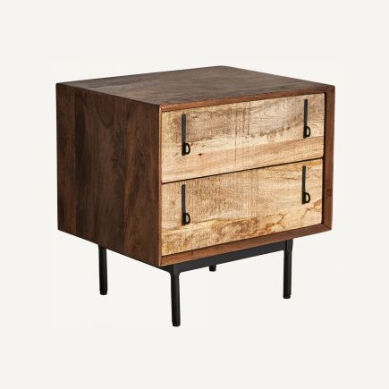 Natural Coffee Table with Drawers 'Trille' | Procomobel