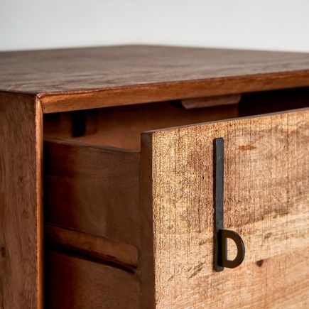 Natural Coffee Table with Drawers 'Trille' | Procomobel