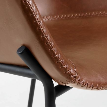 Buy Online Synthetic Leather Stool 'Yvette' at Procomobel