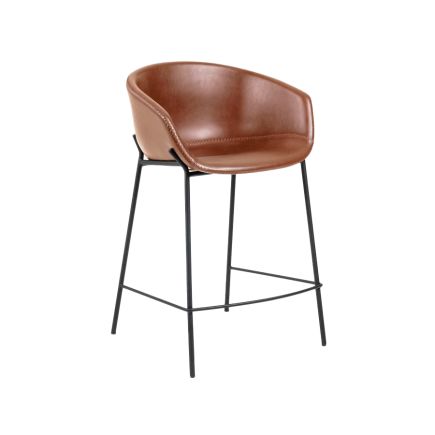 Buy Online Synthetic Leather Stool 'Yvette' at Procomobel
