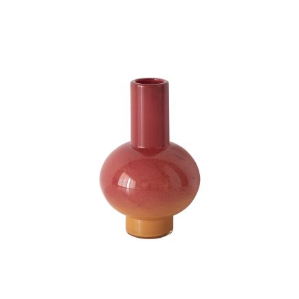 Short Decorative Glass Vase 'Mustique' | Procomobel