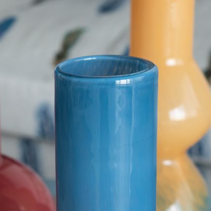 Imagen de Detalle Cuello Jarrón Decorativo Vidrio Medio ‘Mustique’