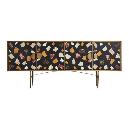 Iron and Black Terrazzo Sideboard 'Bellanger' | Procomobel