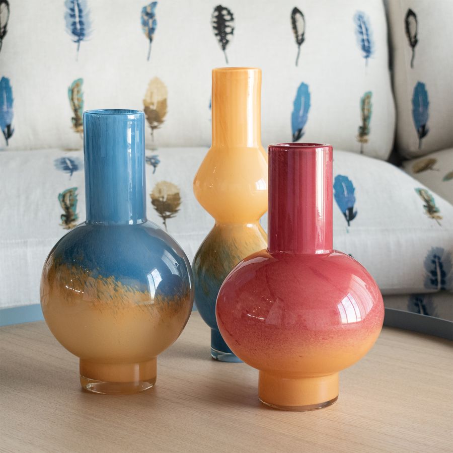 Jarrón Decorativo Vidrio Alto ‘Mustique’