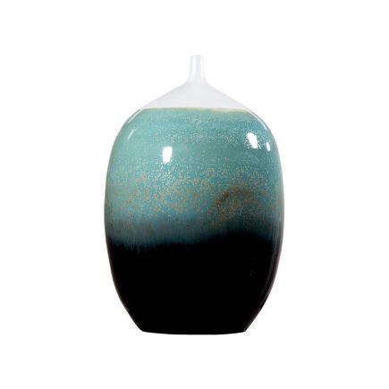 Green Porcelain Vase 'Jani' | Procomobel