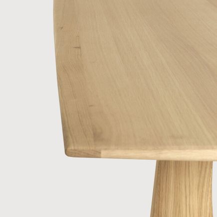 Imagen de Detalle Sobre Mesa de Comedor Roble Geometric Roble Natural