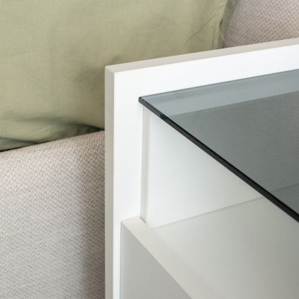 White Side Table 'Walia' | Procomobel