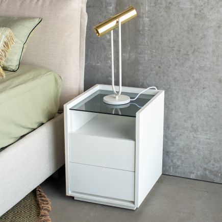 White Side Table 'Walia' | Procomobel