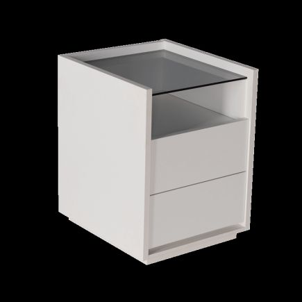 White Side Table 'Walia' | Procomobel