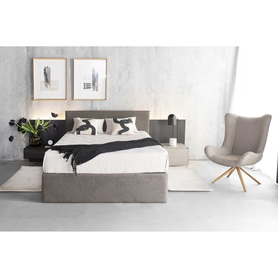 Upholstered Swivel Armchair 'Bragadin'