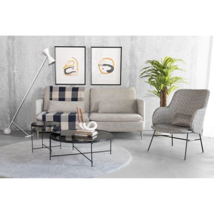Gray Upholstered Sofa 'Demaro' | Procomobel