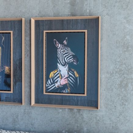 Zebra painting 'Valente' | Procomobel