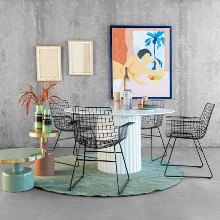 Ixchel Green Retro Ceramic Vase : Procomobel
