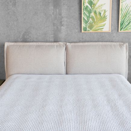 Maire' Upholstered Headboard and Base with Canapé : Procomobel