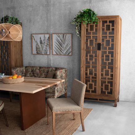 Recycled Pine Showcase 'Gueguen' | Procomobel