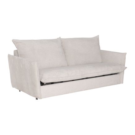 Sofa Bed Natural White 160x200 'Agne' | Procomobel