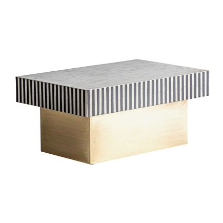 Bone and Brass Coffee Table 'Morand' | Procomobel