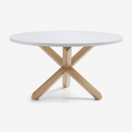 Round Table Ø135 White 'Lotus' | Procomobel