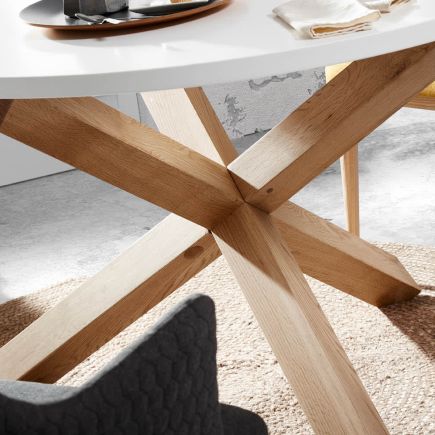 Round Table Ø135 White 'Lotus' | Procomobel