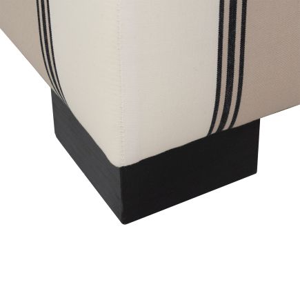 Puff Upholstered Stripes 'Rebelo' | Procomobel