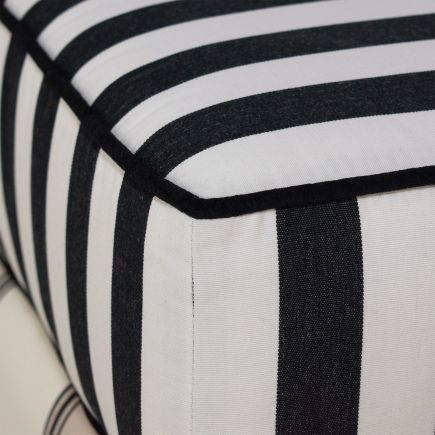 Puff Upholstered Stripes 'Rebelo' | Procomobel