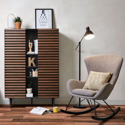 Walnut Veneer Shelf 'Kesia' | Procomobel