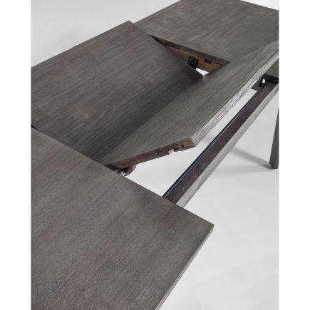 Mesa de Comedor Extensible de Acacia Indiann Sistema Extensible