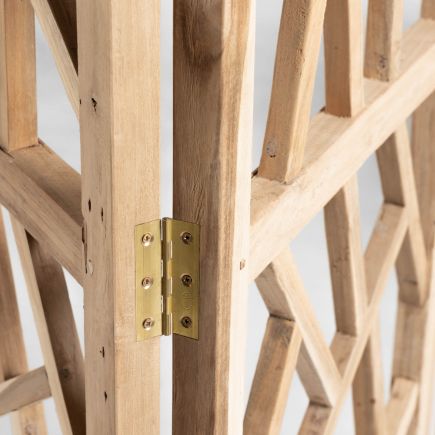 Imagen de Detalle Biombo de Madera Natural Avaline