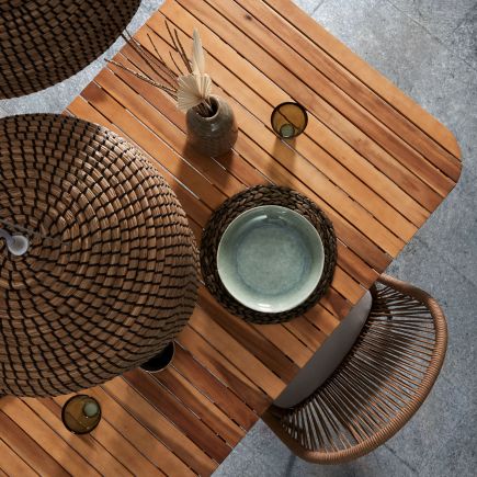 Rectangular Acacia Wood Table 'Soumaya' | Procomobel