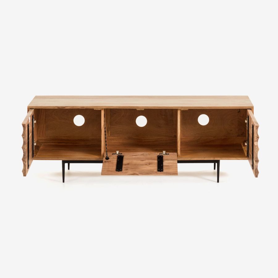 Mueble TV en Madera de Acacia Natural ‘Delsie’