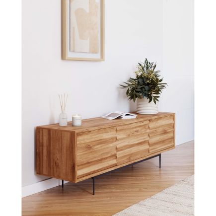 Natural Acacia Wood TV Stand 'Delsie' | Procomobel