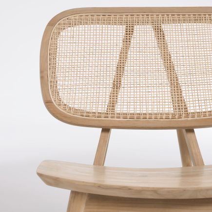 Detalle respaldo Sillón Fibras Naturales Nadra