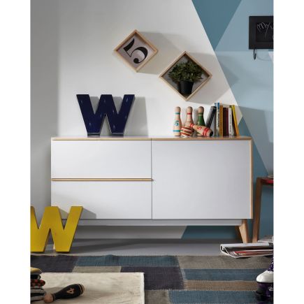 White Lacquered Sideboard 'Melan' | Procomobel