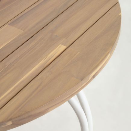 Imagen de Detalle Mesa redonda Madera Acacia  Ø 90 cm Cailin