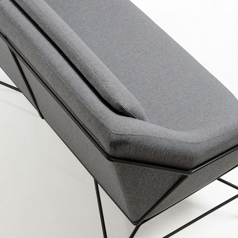 2-Seater High Back Sofa 'Brida'