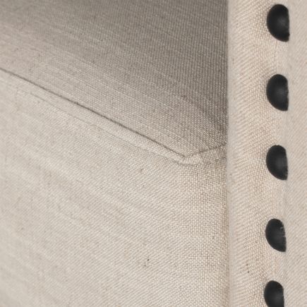 Buy online Armchair Upholstered Linen Beige 'Linss' | Procomobel